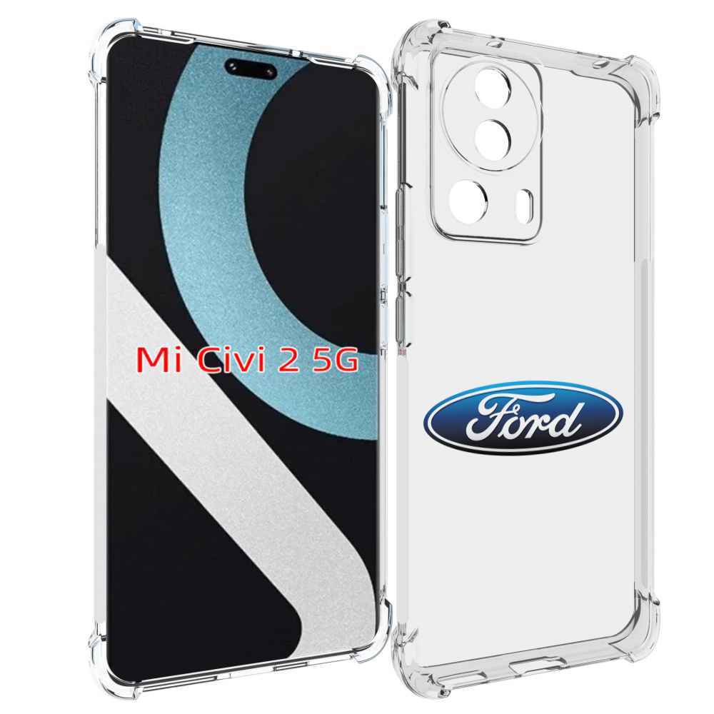 

Чехол MyPads ford-3 мужской для Xiaomi Civi 2, Прозрачный, Tocco