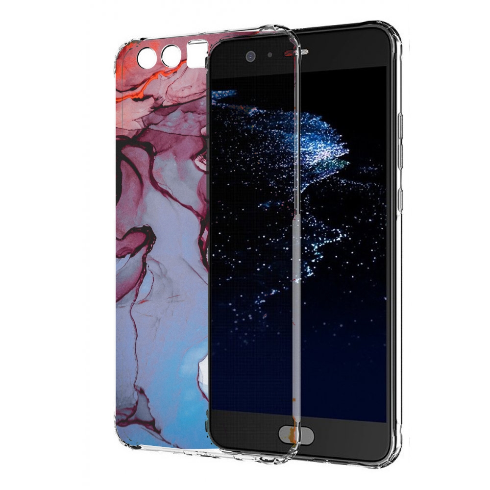 

Чехол бампер MyPads мраморный рисунок для Huawei P10 Plus против, Прозрачный, Tocco
