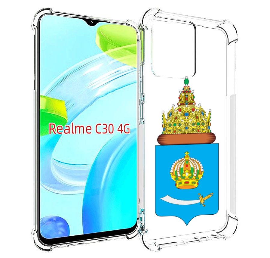 

Чехол MyPads герб-астраханскои-области для Realme C30 4G / Narzo 50i Prime, Прозрачный, Tocco
