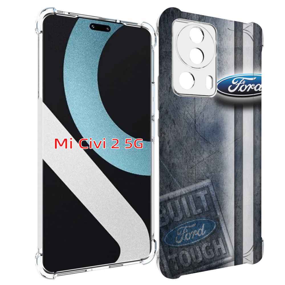 

Чехол MyPads ford форд 2 для Xiaomi Civi 2, Прозрачный, Tocco