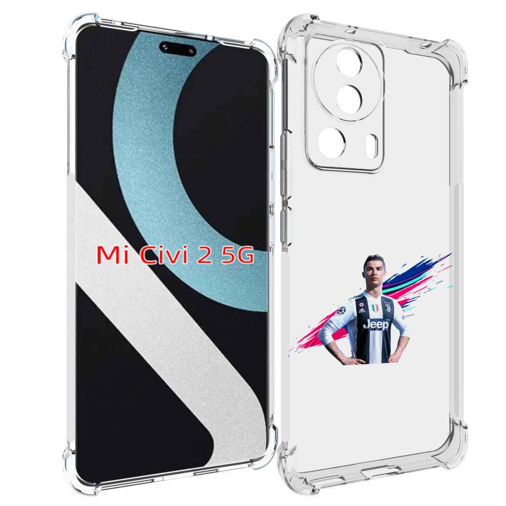 

Чехол MyPads fifa-Криштиану-Роналду мужской для Xiaomi Civi 2, Прозрачный, Tocco