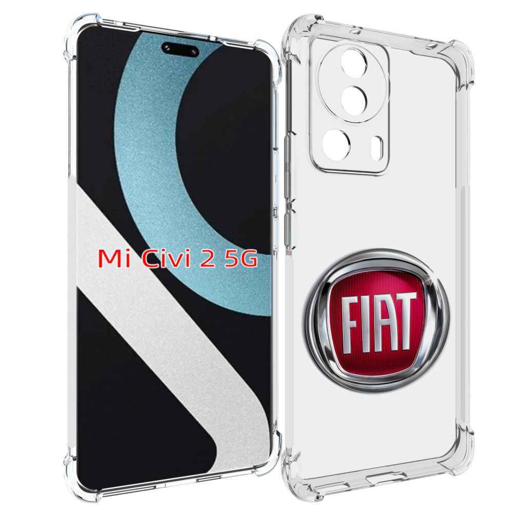 

Чехол MyPads fiat-фиат мужской для Xiaomi Civi 2, Прозрачный, Tocco