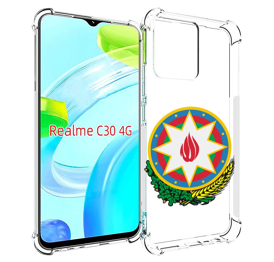 

Чехол MyPads герб-азербаиджан-2 для Realme C30 4G / Narzo 50i Prime, Прозрачный, Tocco