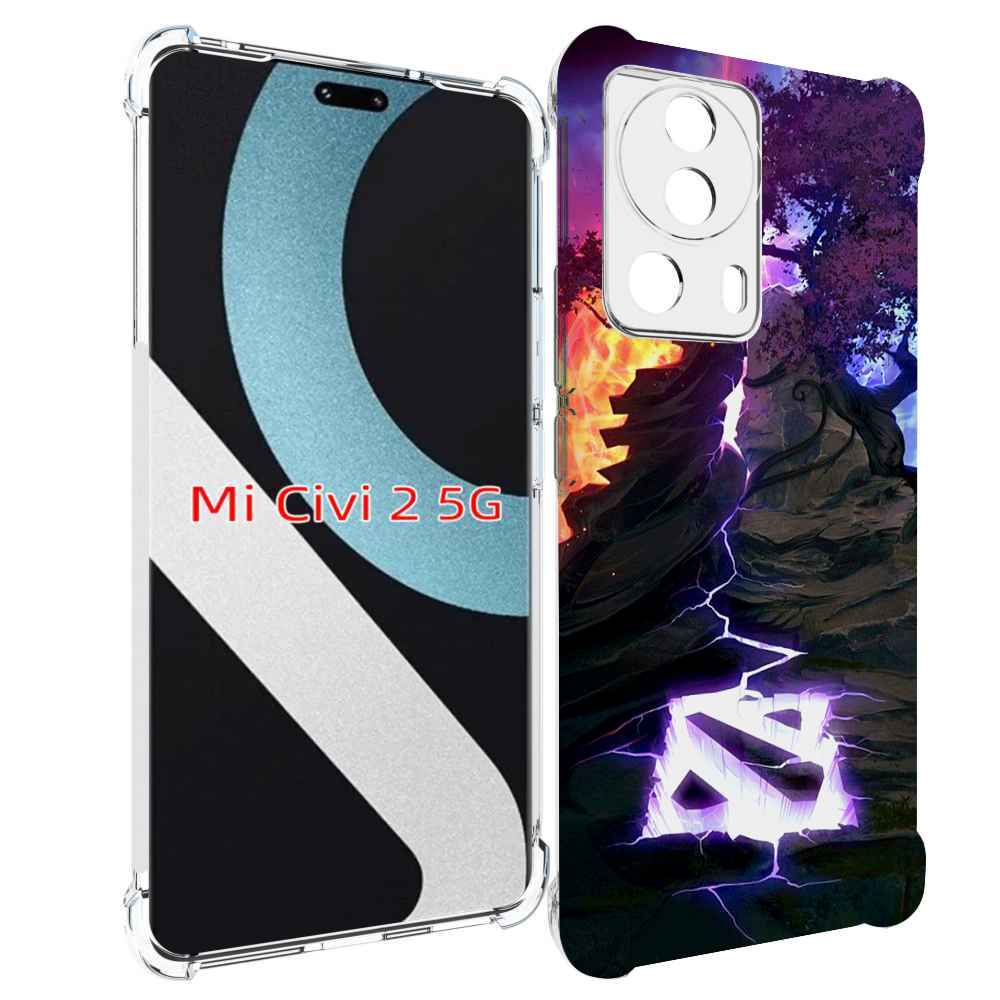 

Чехол MyPads dota 2 логотип для Xiaomi Civi 2, Прозрачный, Tocco