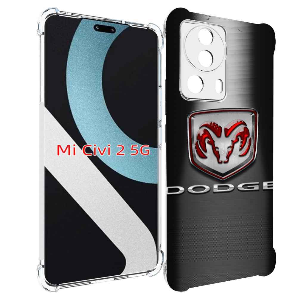 

Чехол MyPads dodge додж 1 мужской для Xiaomi Civi 2, Прозрачный, Tocco