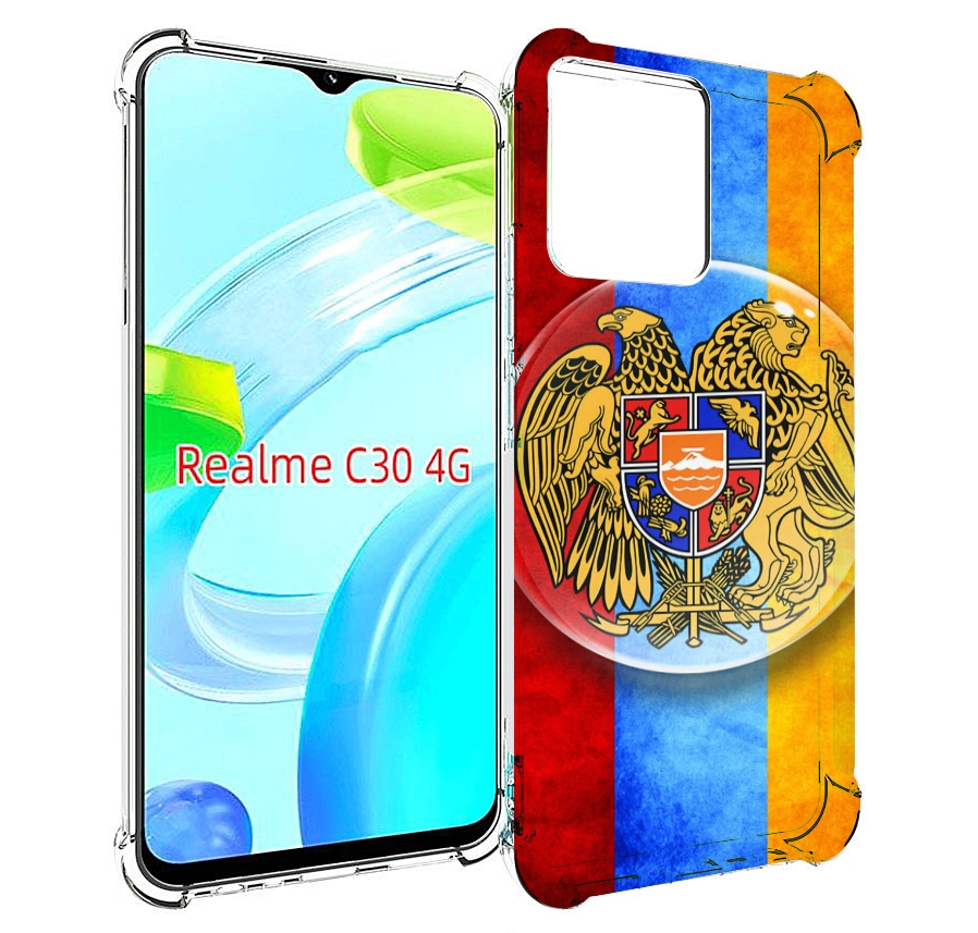 

Чехол MyPads герб флаг армении для Realme C30 4G / Narzo 50i Prime, Прозрачный, Tocco