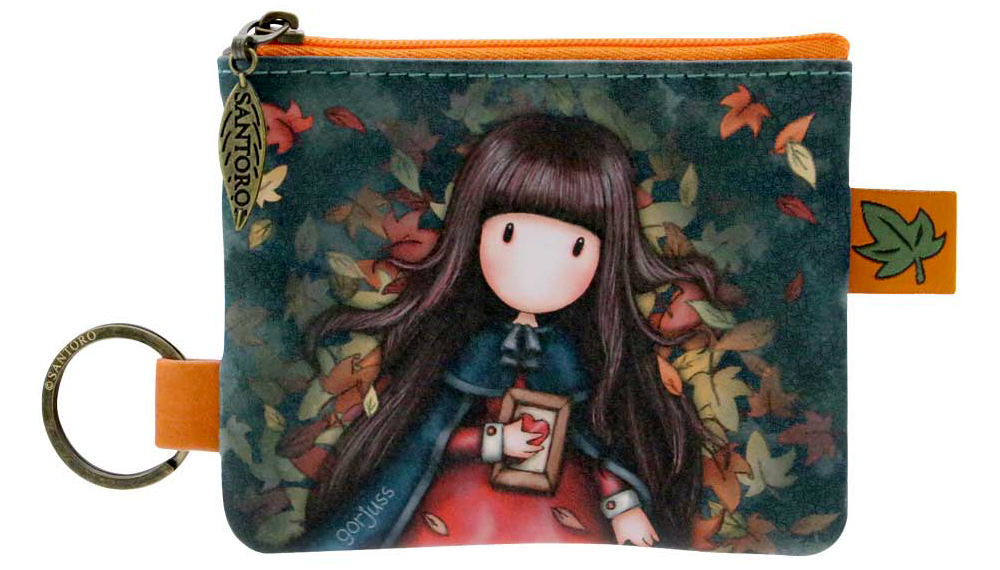 

Кошелек детский Santoro London Gorjuss Autumn Leaves с кольцом для ключей (899GJ04), SL899GJ