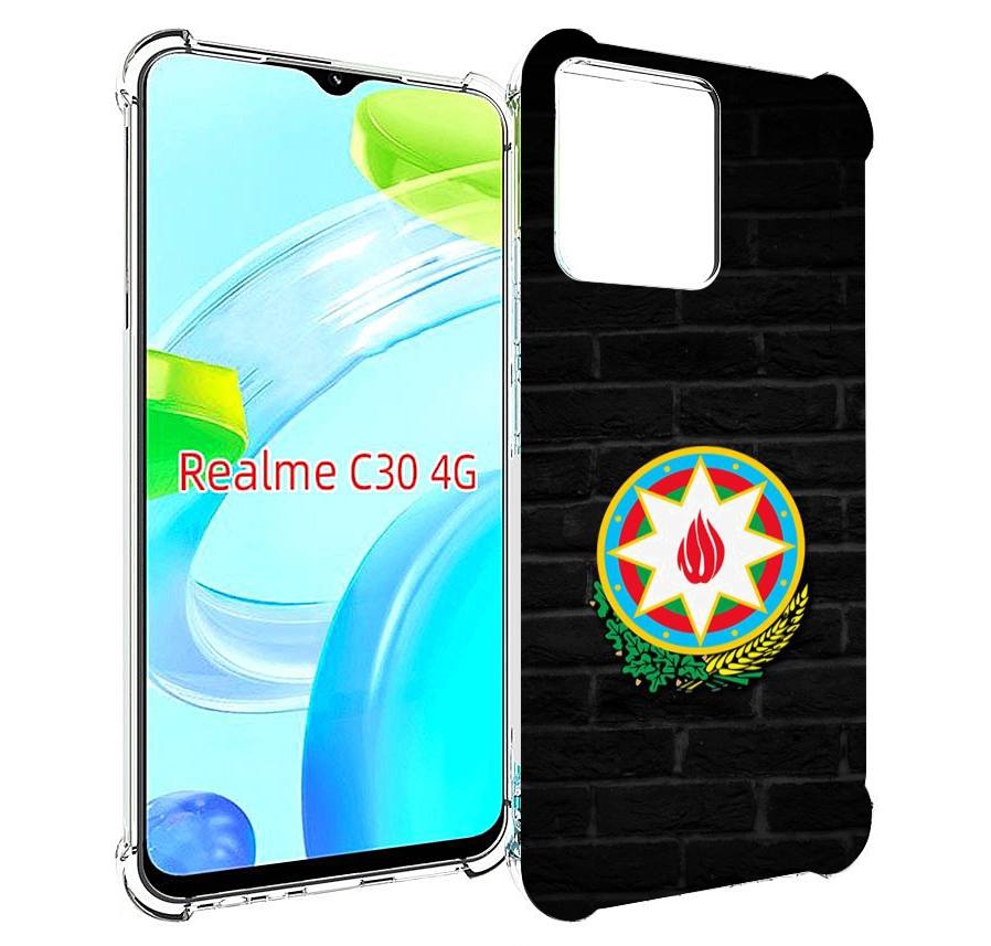 

Чехол MyPads герб азербаиджана для Realme C30 4G / Narzo 50i Prime, Прозрачный, Tocco