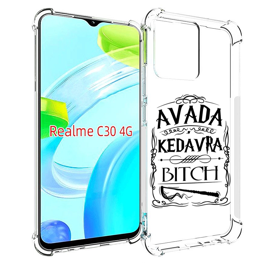 

Чехол MyPads гарри-потер-заклинание для Realme C30 4G / Narzo 50i Prime, Прозрачный, Tocco