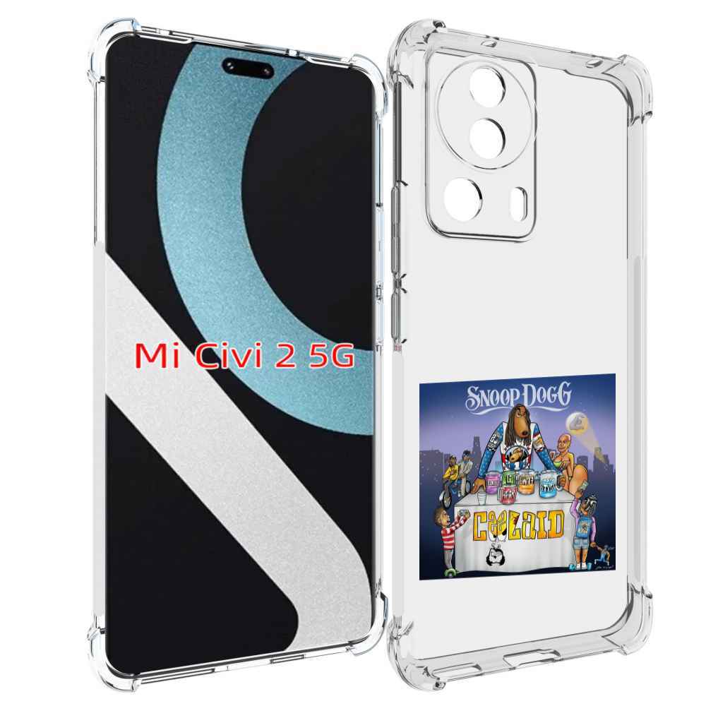 

Чехол MyPads Snoop Dogg COOLAID для Xiaomi Civi 2, Прозрачный, Tocco