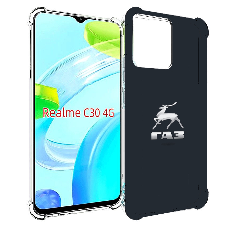 

Чехол MyPads газ-газель для Realme C30 4G / Narzo 50i Prime, Прозрачный, Tocco