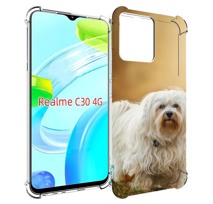 

Чехол MyPads гаванскии бишон для Realme C30 4G / Narzo 50i Prime, Прозрачный, Tocco