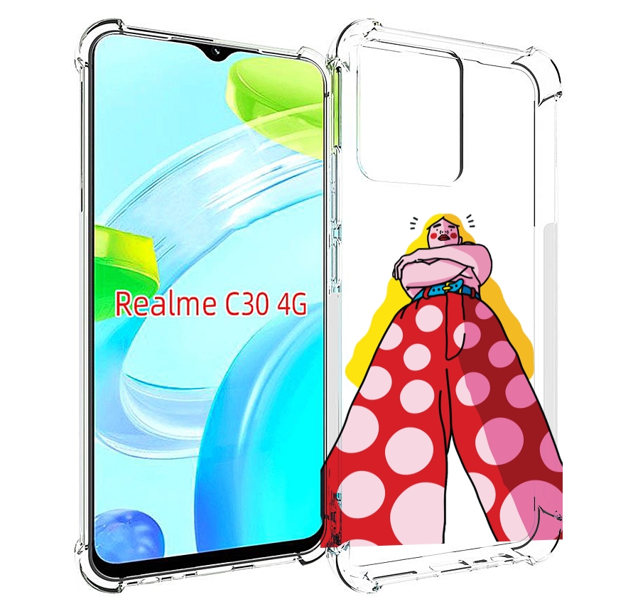 

Чехол MyPads высокая-девушка для Realme C30 4G / Narzo 50i Prime, Прозрачный, Tocco