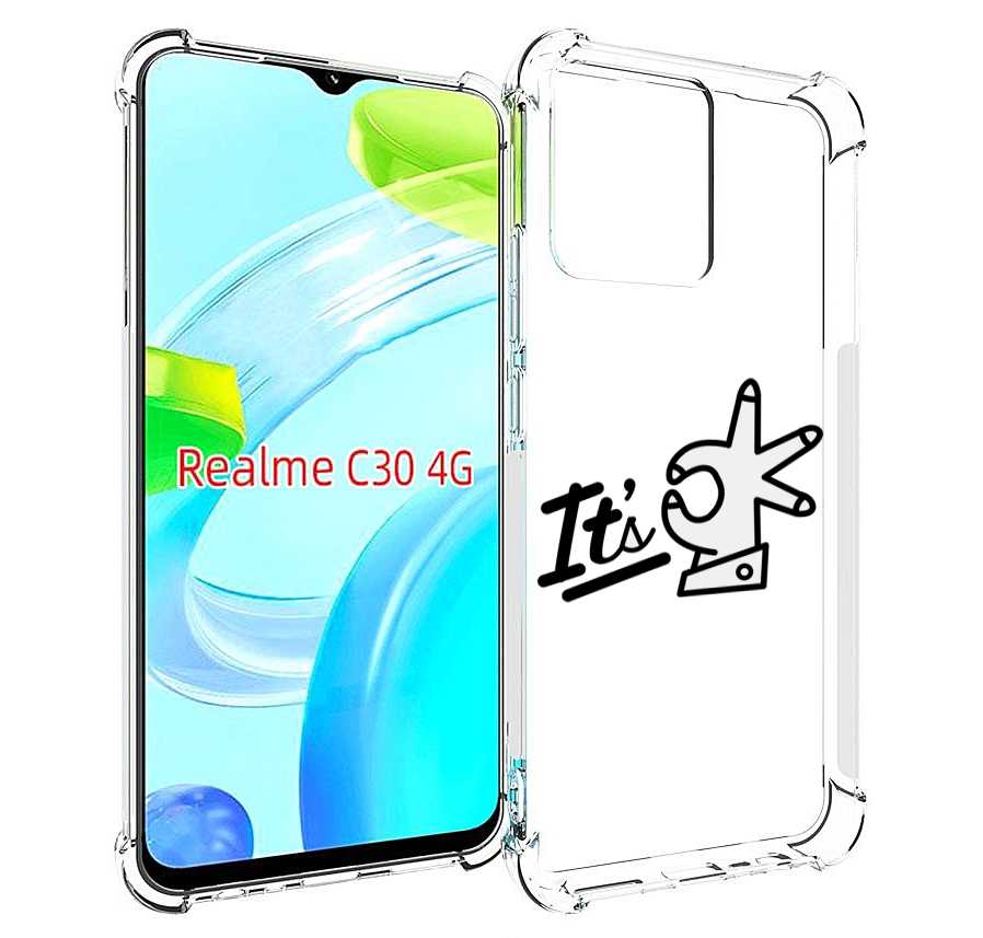 

Чехол MyPads все-ок для Realme C30 4G / Narzo 50i Prime, Прозрачный, Tocco