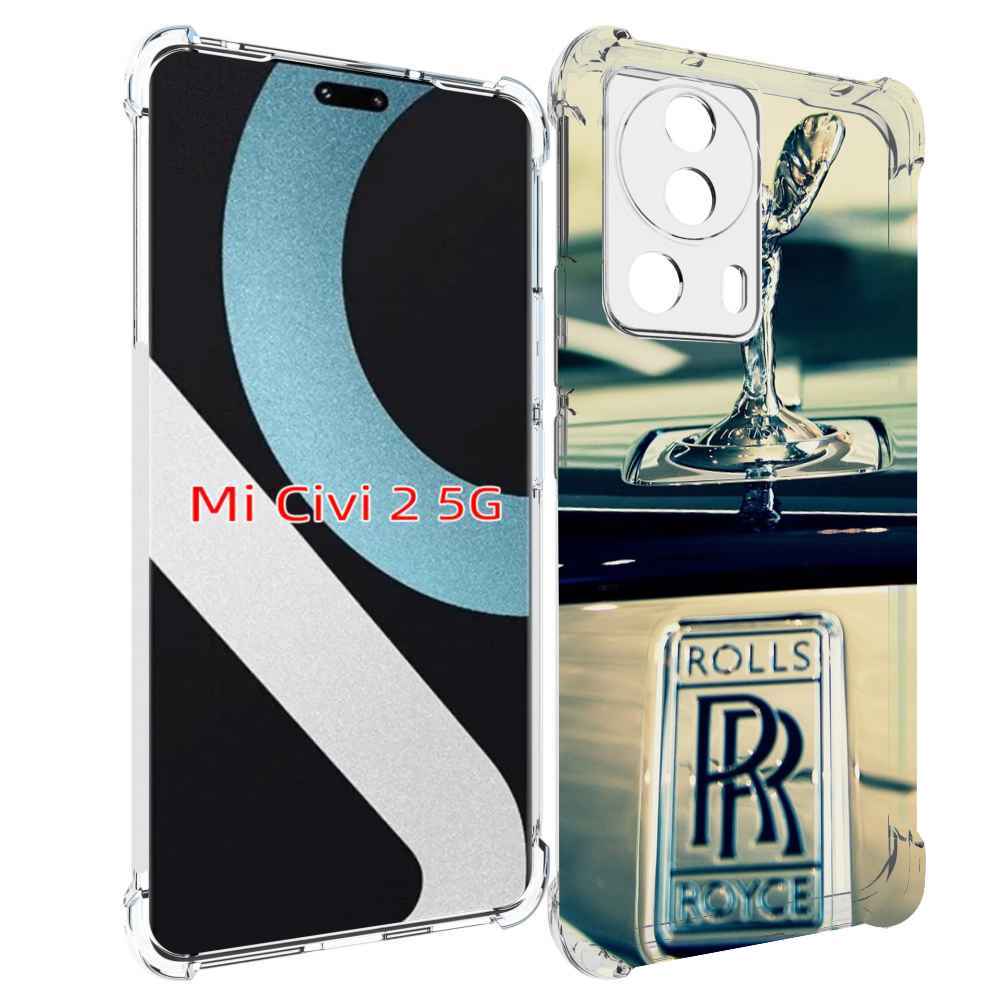 

Чехол MyPads Rolls Royce ролс роис 1 для Xiaomi Civi 2, Прозрачный, Tocco