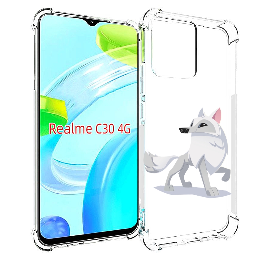

Чехол MyPads волчок-серый для Realme C30 4G / Narzo 50i Prime, Прозрачный, Tocco