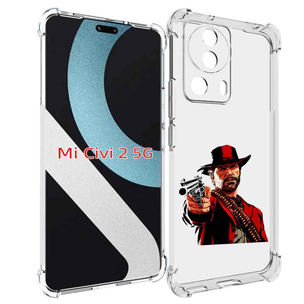 

Чехол MyPads Red-Dead-Redemption-2-РДР-2 для Xiaomi Civi 2, Прозрачный, Tocco