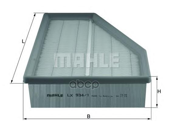 

Воздушный фильтр Mahle/Knecht LX9341