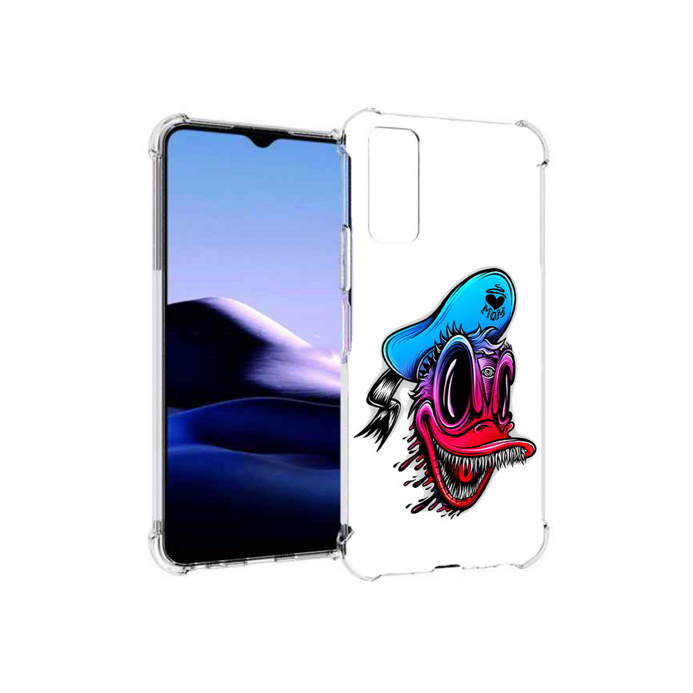 

Чехол MyPads Tocco для Vivo Y20 Дональд (PT154038.379.71), Прозрачный, Tocco