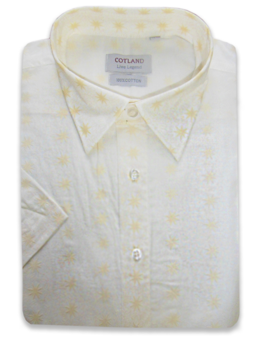 Рубашка мужская Cotland ZY-3K белая 42/170-178