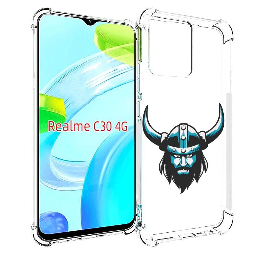 

Чехол MyPads викинг для Realme C30 4G / Narzo 50i Prime, Прозрачный, Tocco