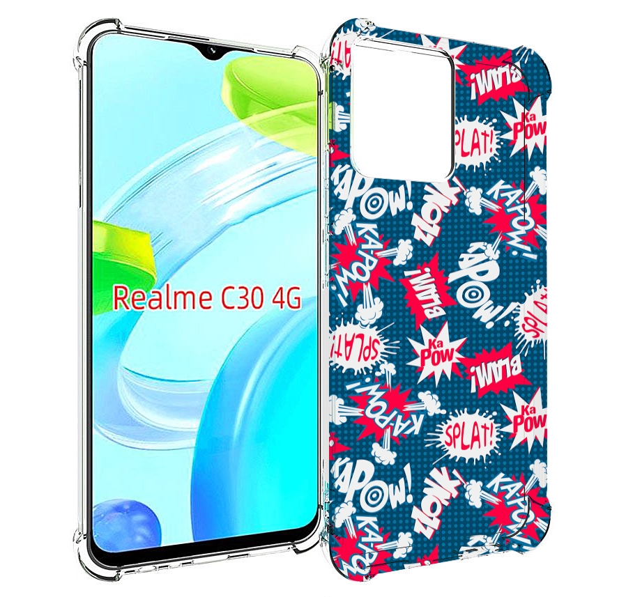 

Чехол MyPads взрывной-принт для Realme C30 4G / Narzo 50i Prime, Прозрачный, Tocco