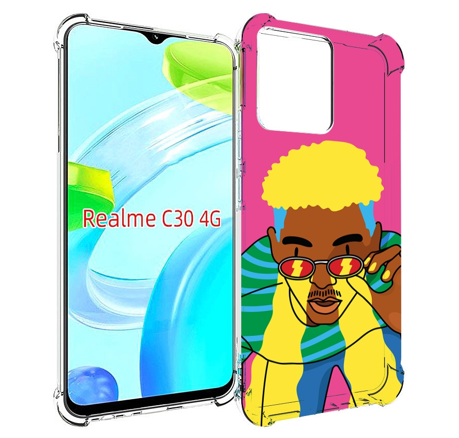 

Чехол MyPads бразилец для Realme C30 4G / Narzo 50i Prime, Прозрачный, Tocco