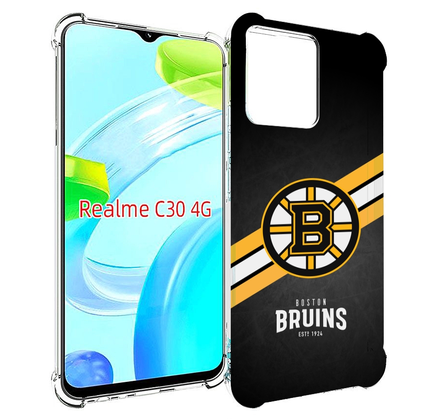 

Чехол MyPads бостон-брюингс мужской для Realme C30 4G / Narzo 50i Prime, Прозрачный, Tocco