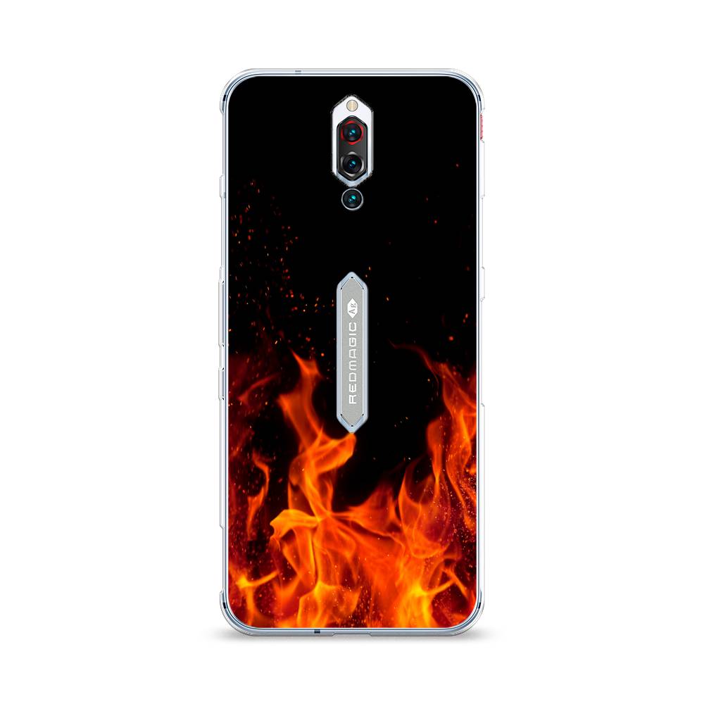 

Чехол Awog на ZTE Red Magic 5S / ЗТЕ Red Magic 5S "Все в огне", Разноцветный, 134250-4