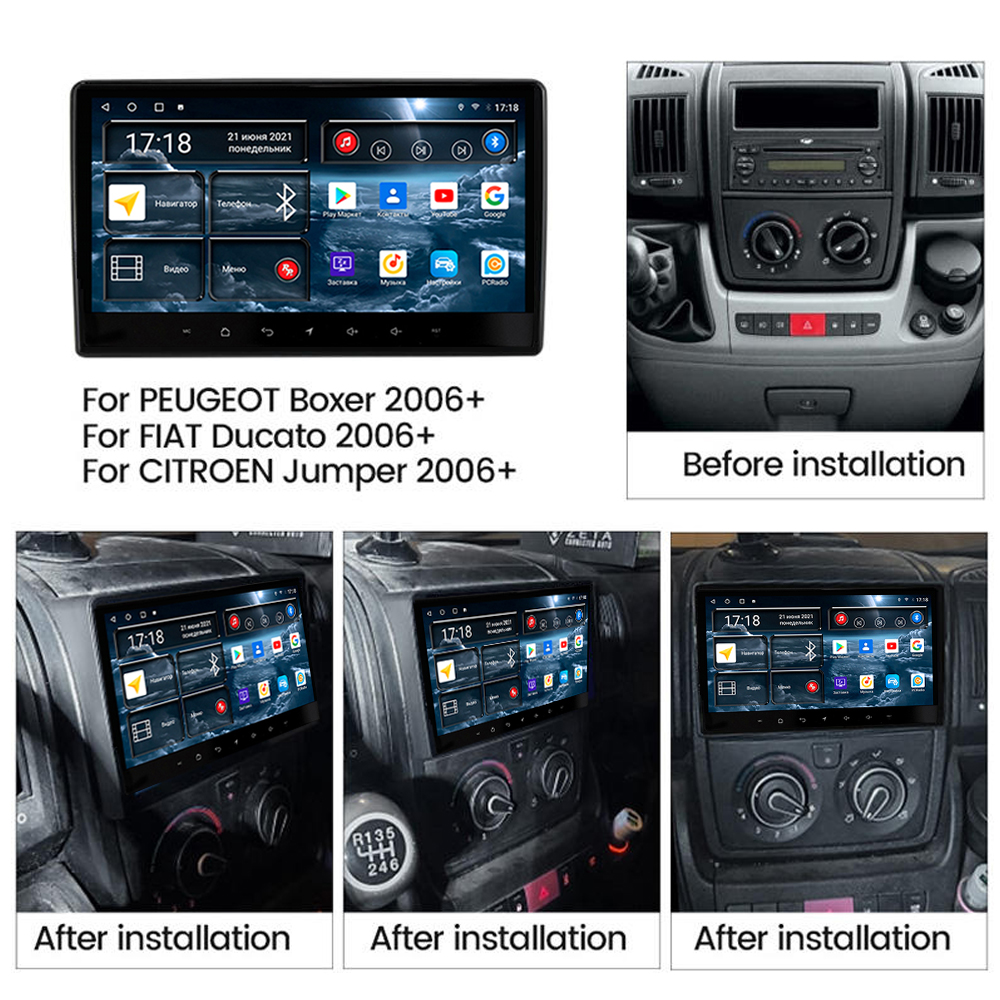 Автомобильная магнитола RedPower 75176 HiFi Fiat Ducato 3 Peugeot Boxer 2 Citroen Jumper 6862900₽