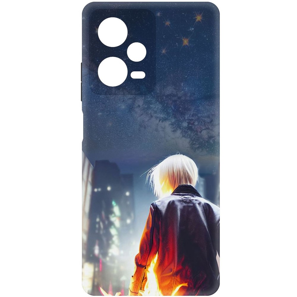 

Чехол-накладка Софт Перспектива для Xiaomi Redmi Note 12 Pro+ 5G, Черный