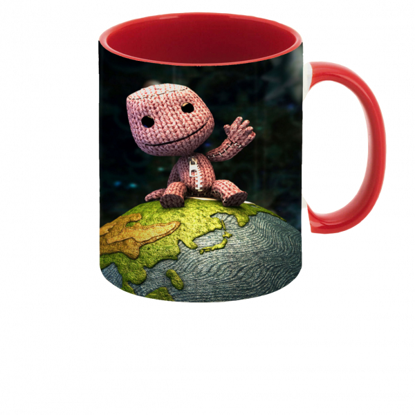 

Кружка CoolPodarok little big planet Персонаж на глобусе