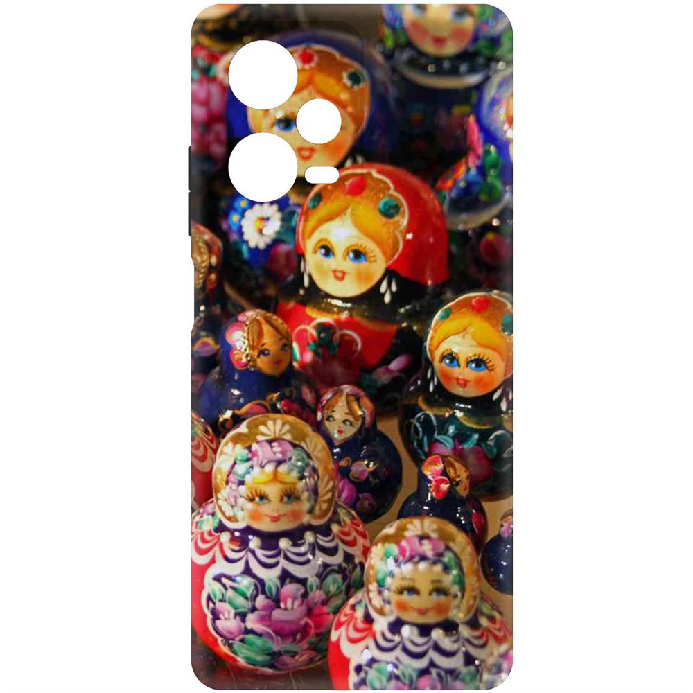 

Чехол-накладка Софт Матрешка для Xiaomi Redmi Note 12 Pro+ 5G, Черный