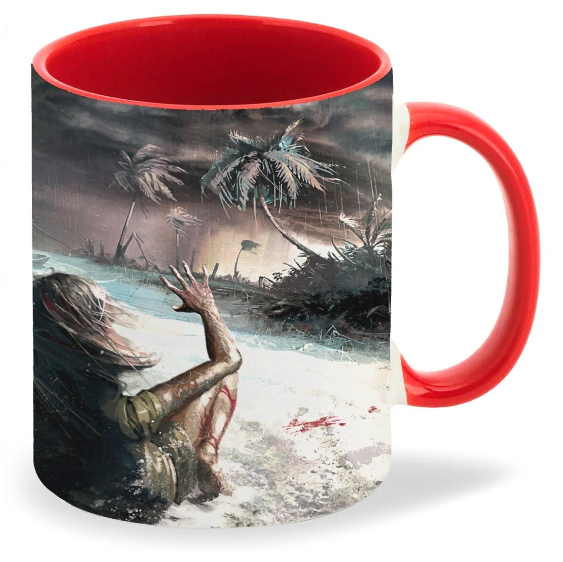 

Кружка CoolPodarok dead island Девушка закрывается Зомби