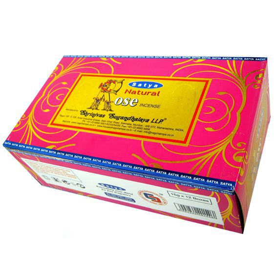 

Благовония Satya масала Natural ROSE 15gm
