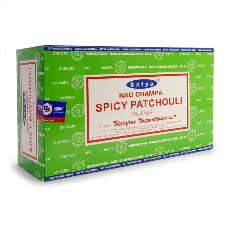 

Благовония Satya 15gm Spicy Patchouli Аромат Пачули уп-12шт