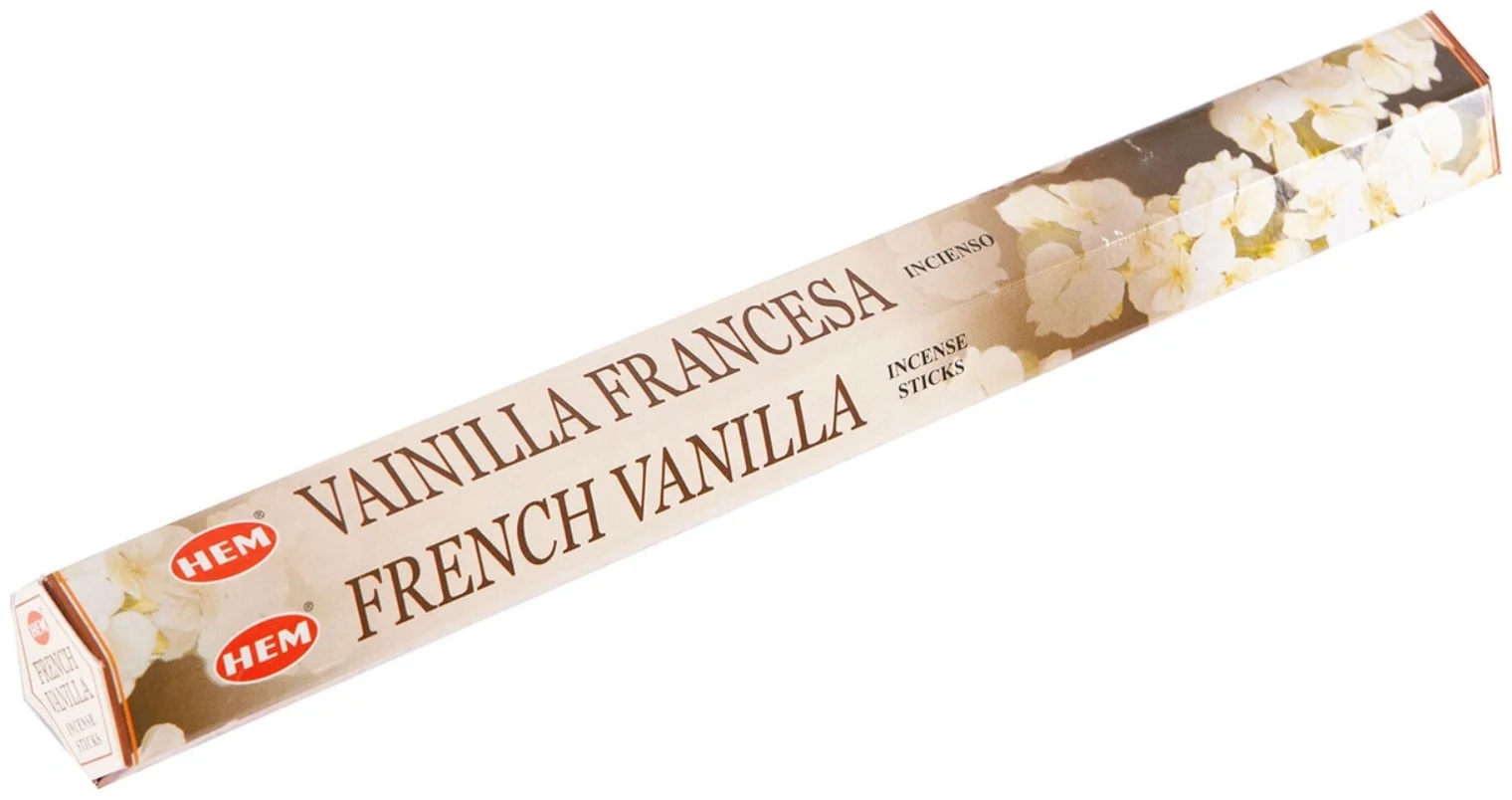 

Благовония HEM Французская ваниль (French Vanilla), ароматические палочки 20 шт.