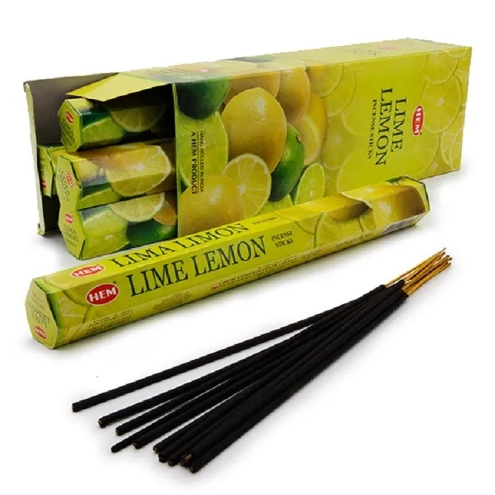 

Благовония HEM Лайм Лимон (Lime Lemon), ароматические палочки 20 шт.