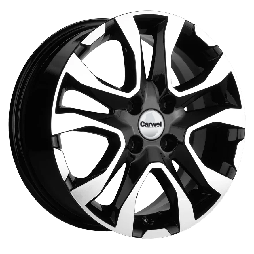 

Колесный диск Carwel Тобол 1503 (ABT) 6xR15 ET36 4*98 D58.5, Черный