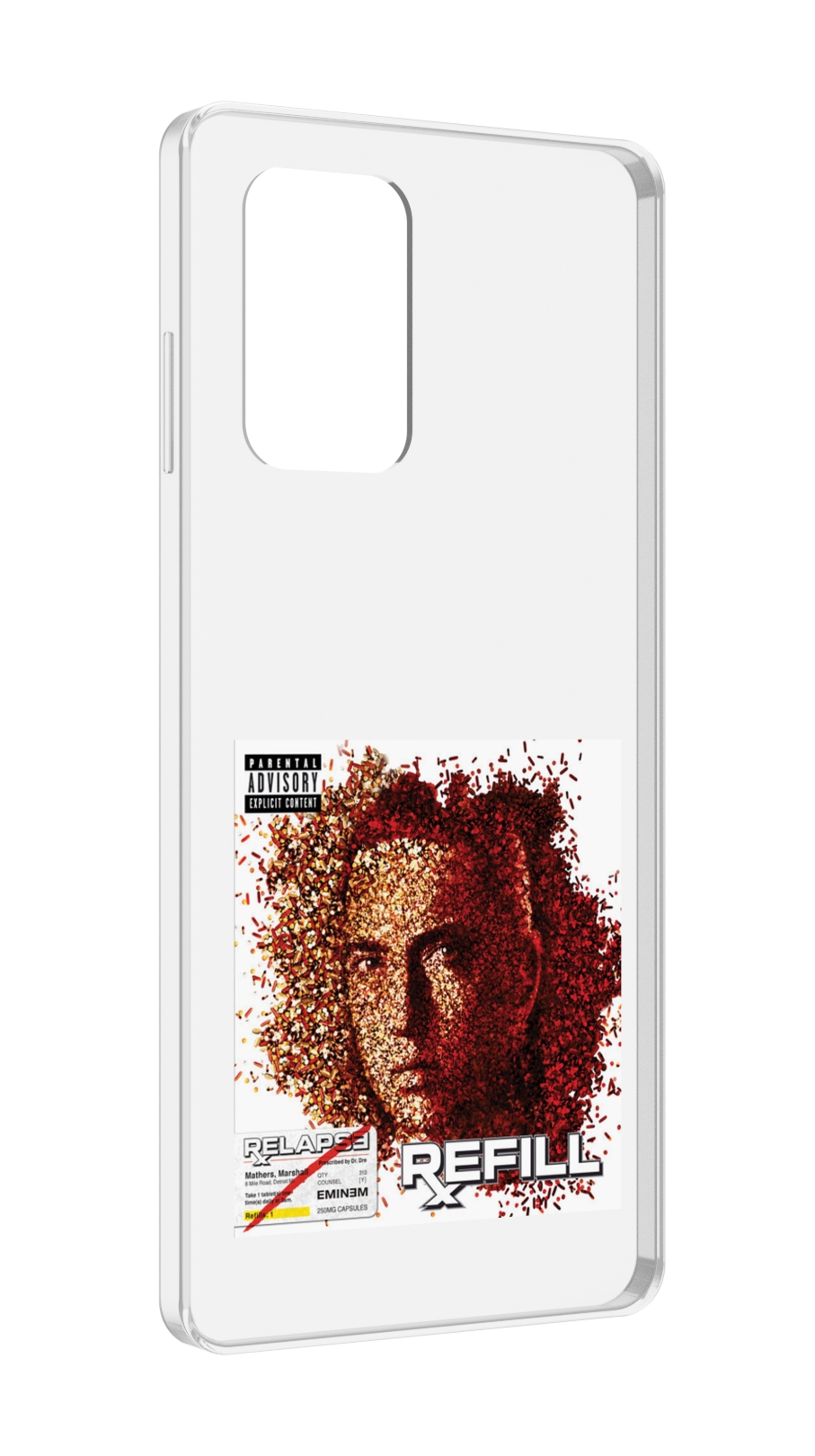 

Чехол MyPads Eminem RELAPSE, REFILL для ZTE Blade A72 / ZTE Blade V40 Vita, Прозрачный, Tocco