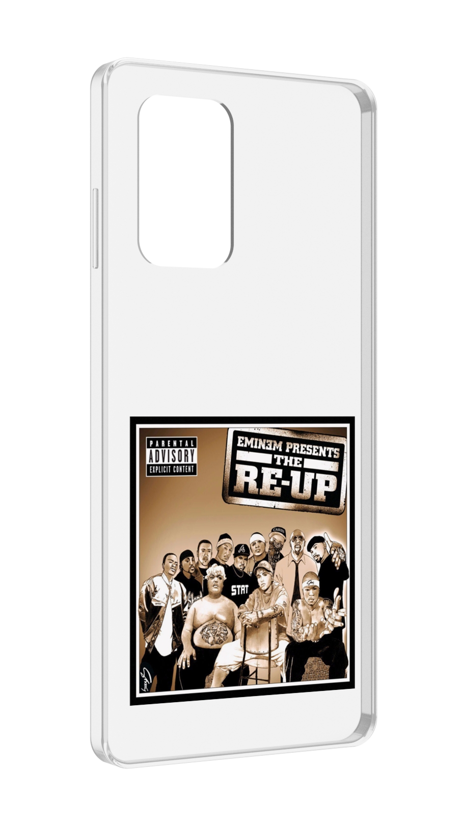 

Чехол MyPads EMINEM PRESENTS, THE RE-UP для ZTE Blade A72 / ZTE Blade V40 Vita, Прозрачный, Tocco