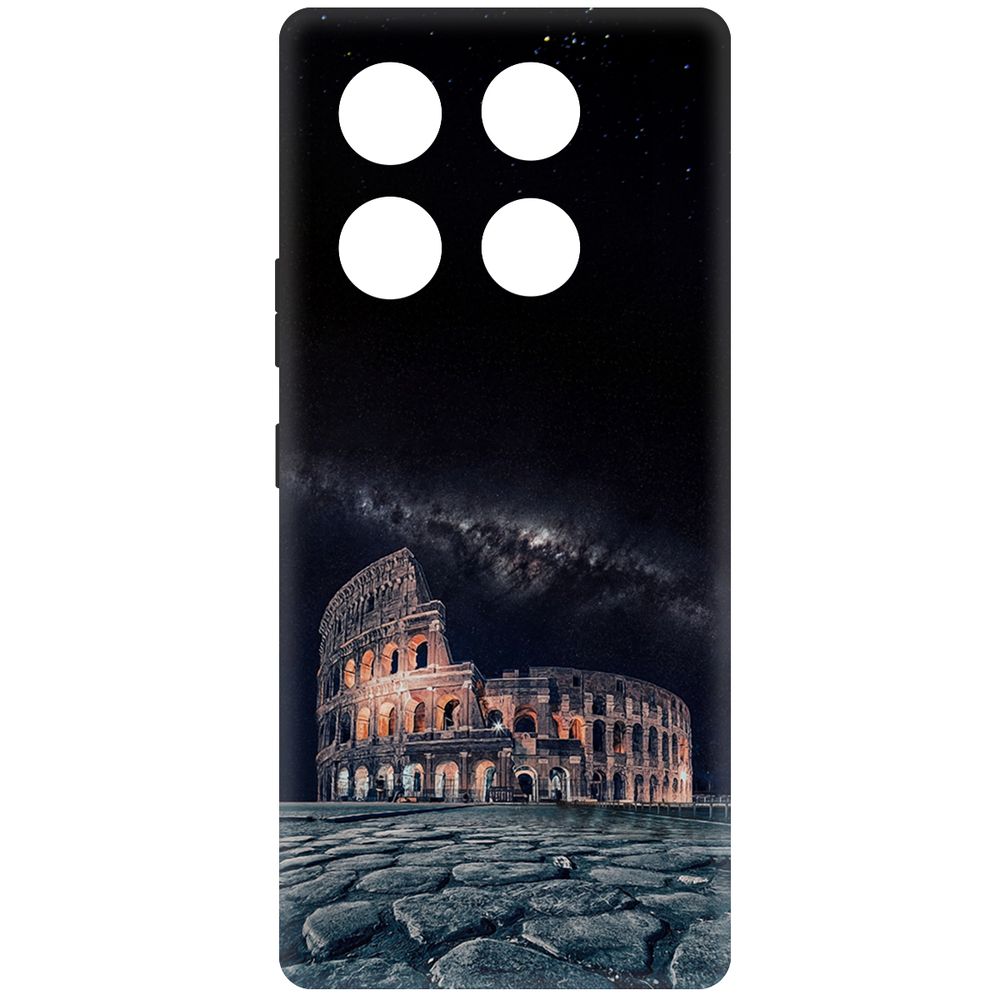 

Чехол-накладка Krutoff Soft Case Италия, Колизей для INFINIX GT 20 Pro черный
