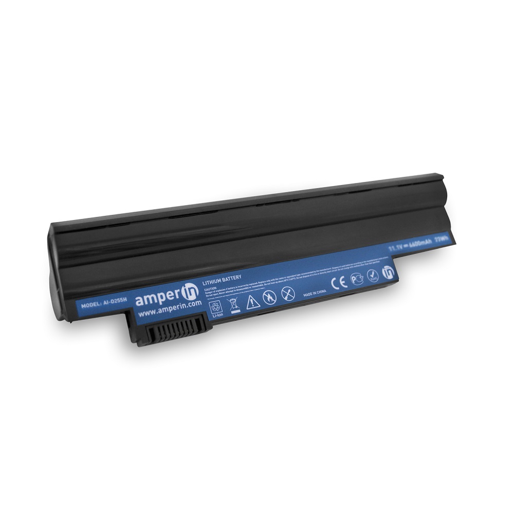 

Аккумуляторная батарея Amperin для ноутбука Acer Aspire One D255 11.1V 6600mAh (73Wh) AI-D