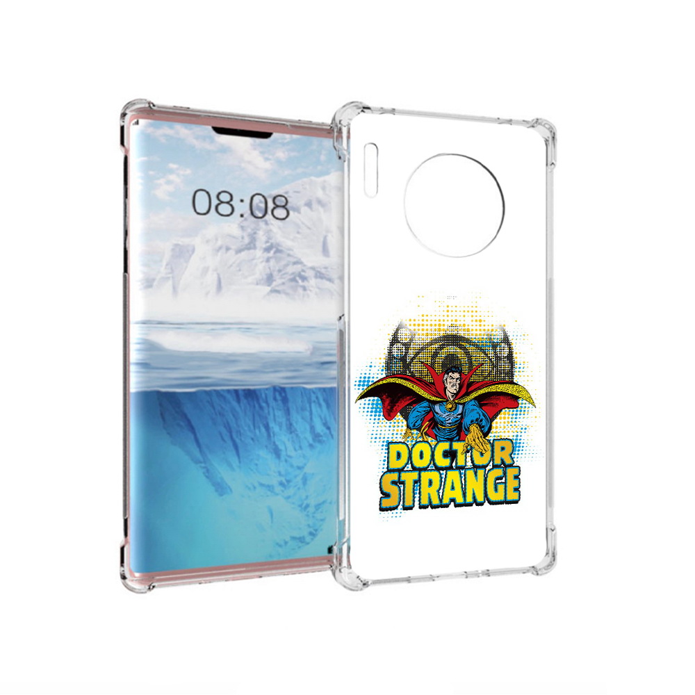 

Чехол MyPads Tocco для Huawei Mate 30 Pro доктор стренж рисунок, Прозрачный, Tocco
