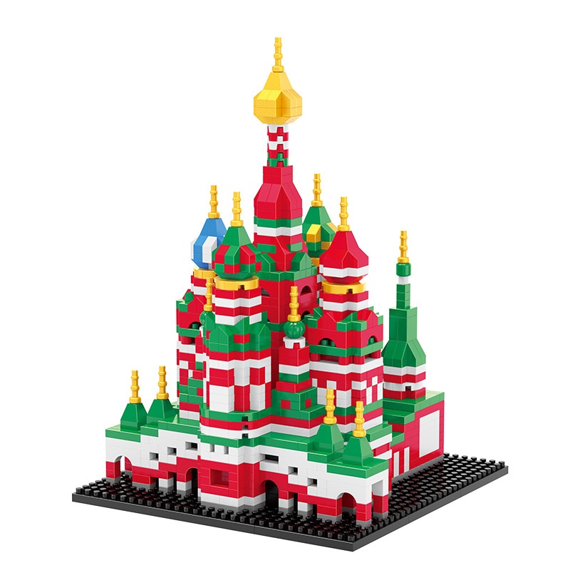 

Конструктор 3D из миниблоков Balody Храм Василия Блаженного 1411 элементов BA16321, BA16321