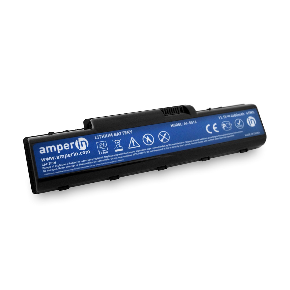 

Аккумуляторная батарея Amperin для ноутбука Acer Aspire 4732, 5516 11.1V 4400mAh (49Wh) AI