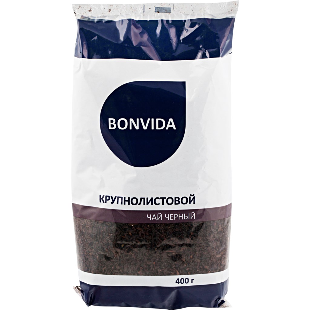 

Чай черный Bonvida байховый крупнолистовой 400 г
