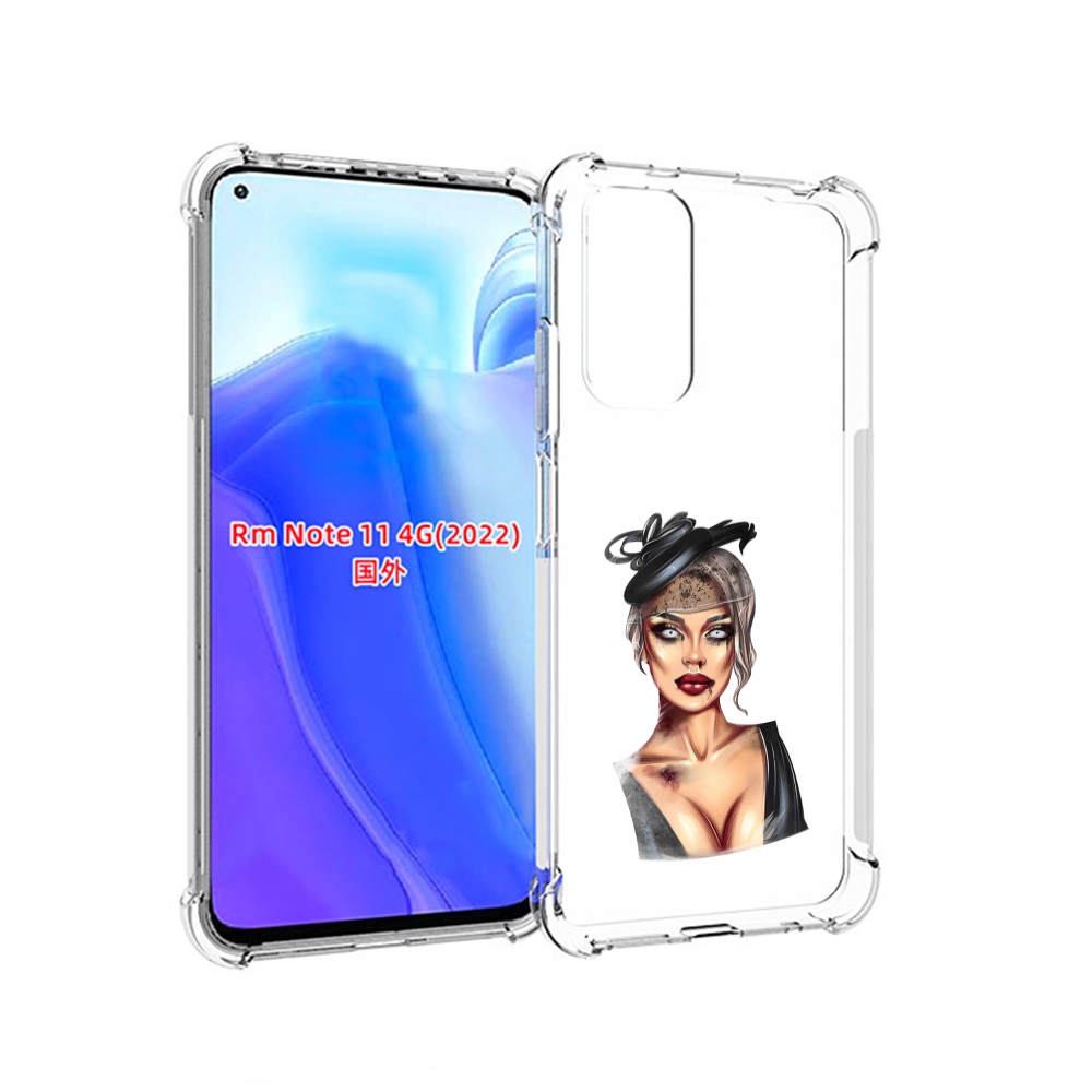 

Чехол MyPads девушка-с-линзами для Xiaomi Redmi Note 11 4G ( Глобальная версия ), Tocco