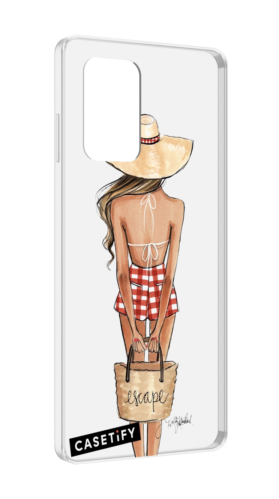 

Чехол MyPads CASETiFY женский для ZTE Blade A72 / ZTE Blade V40 Vita, Прозрачный, Tocco