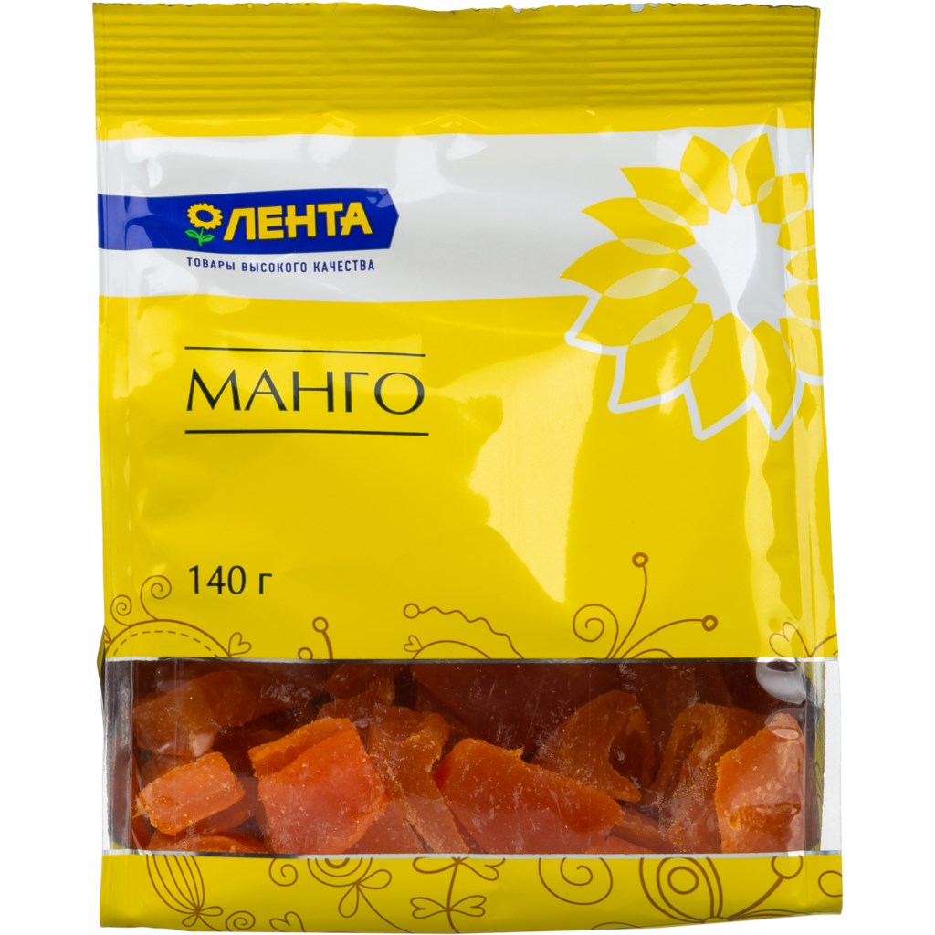 

Цукаты манго Лента 140 г